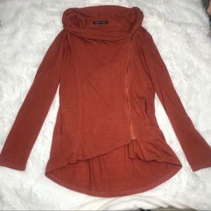 Burnt orange sweater